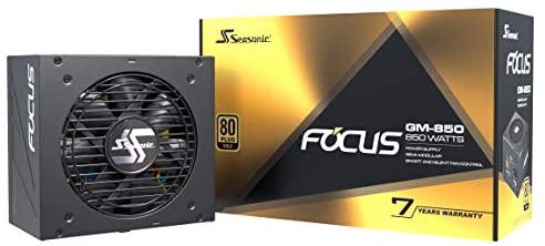 FUENTE 850W SEASONIC FOCUS GM 80p GOLD semimodular