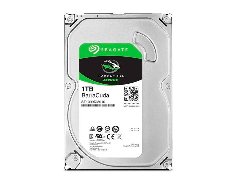 Disco Duro de 1TB Interno Seagate BarraCuda SATA 3.5&#8243;