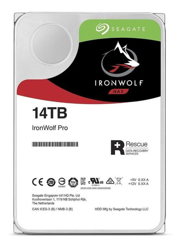 SEAGATE DISCO DURO IRONWOLF 14TB SATA  3.5\" - ST14000NE0008