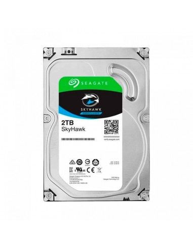 DISCO DURO SEAGATE VIDEO VIGILANCIA SATA 2 TB SKYHAWK 5900 RPM NEGRO