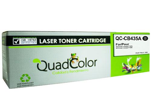TONER QuadColor 35A QC-CB435A para HP BK