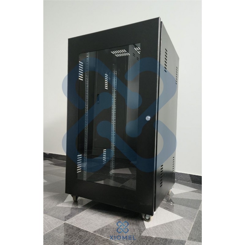 Gabinete de Piso 20RU 1.00 x 0.60 x 0.60 mt altura 4 ruedas acero laminado