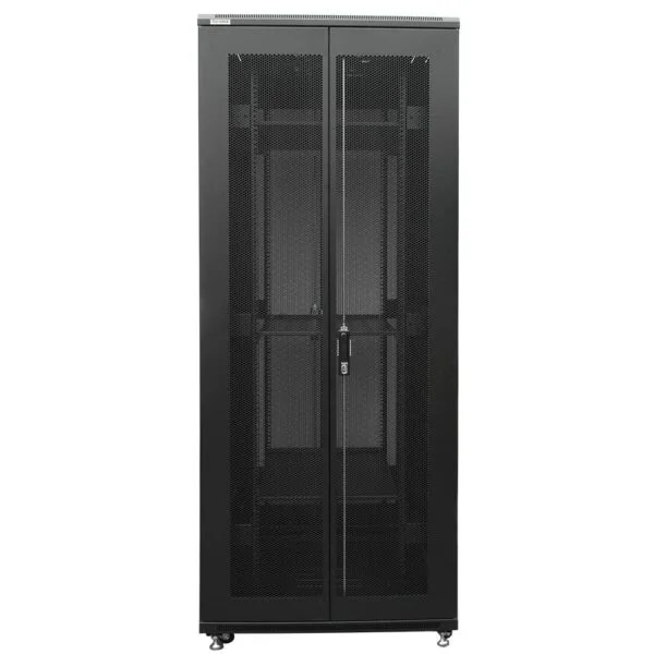 Gabinete de Piso 48RU x 2.24mt x 60 x 100cm con Puerta Frontal microperforada, posterior doble hoja microperforada - FABRICACION 5 DIAS