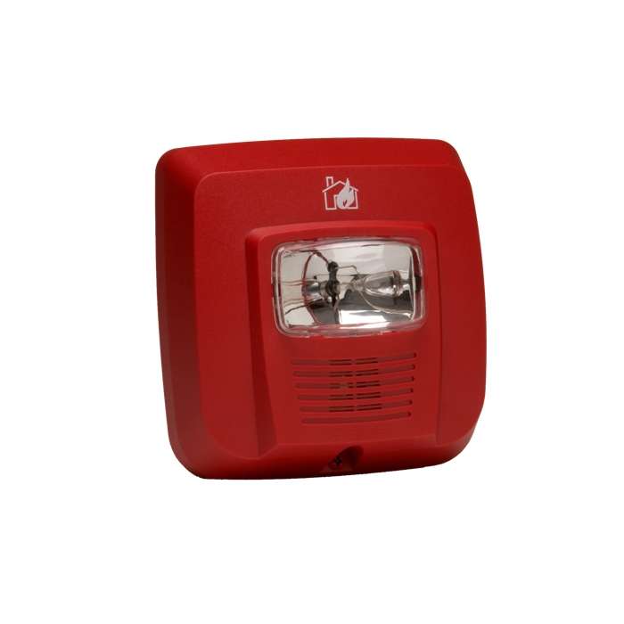 SS-SYS-HS - SIRENA CON LUZ ESTROBO MULTICANDELA RED MOD. SYS-HS