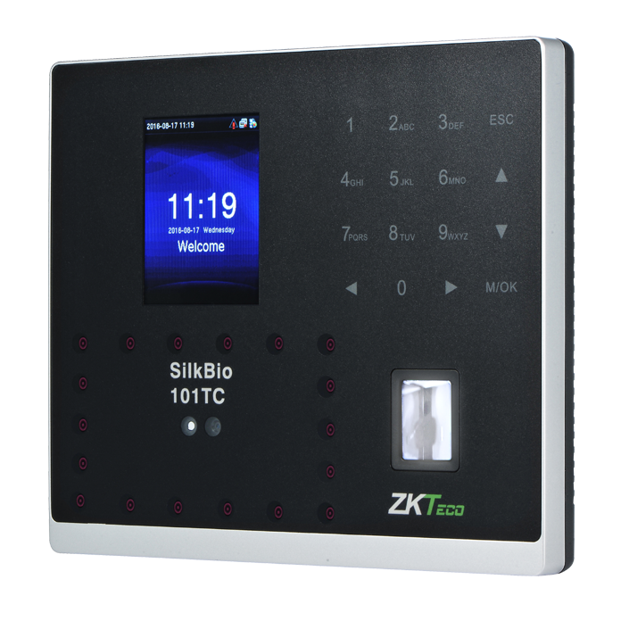 ZKTECO SilkBio-101TC/ID - CONTROL DE ASISTENCIA Y ACCESO IP CON RECONOCIMIENTO FACIAL