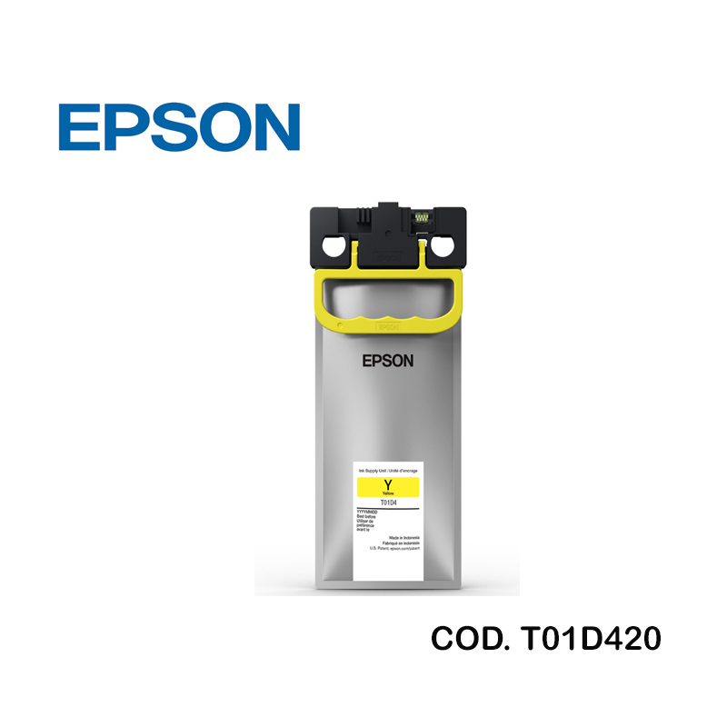 Bolsa de TINTA EPSON T01D Yellow 20.000pag.