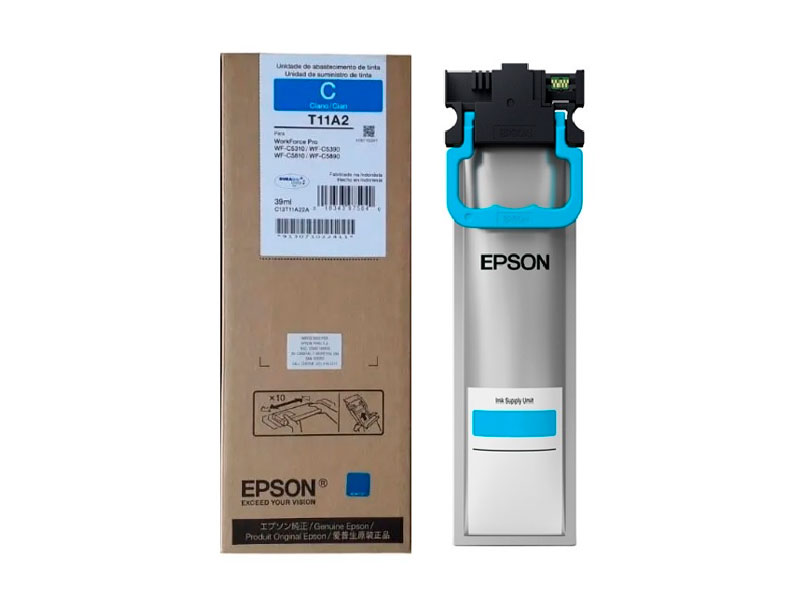 Bolsa de TINTA EPSON T11A220 Cyan 5000pag.