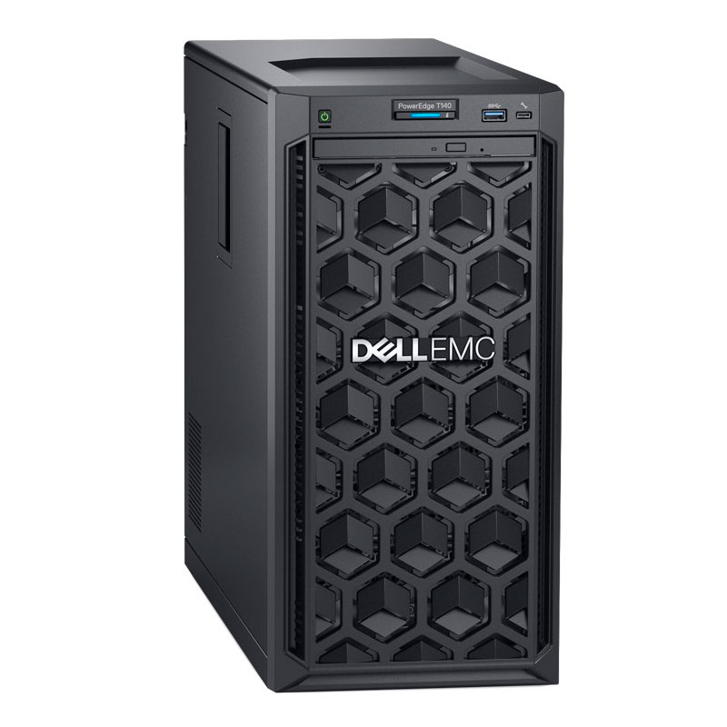 Servidor DELL PowerEdge T140 Torre , Intel Xeon E-2224 3.4GHz, RAM 16GB ECC, HDD 2TB 7.2K - Hot-Plug HD/PERC H330/iDRAC9 Basic