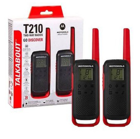 RADIO HANDY TALKABOUT MOTOROLA T210 (x 2 UNIDADES)