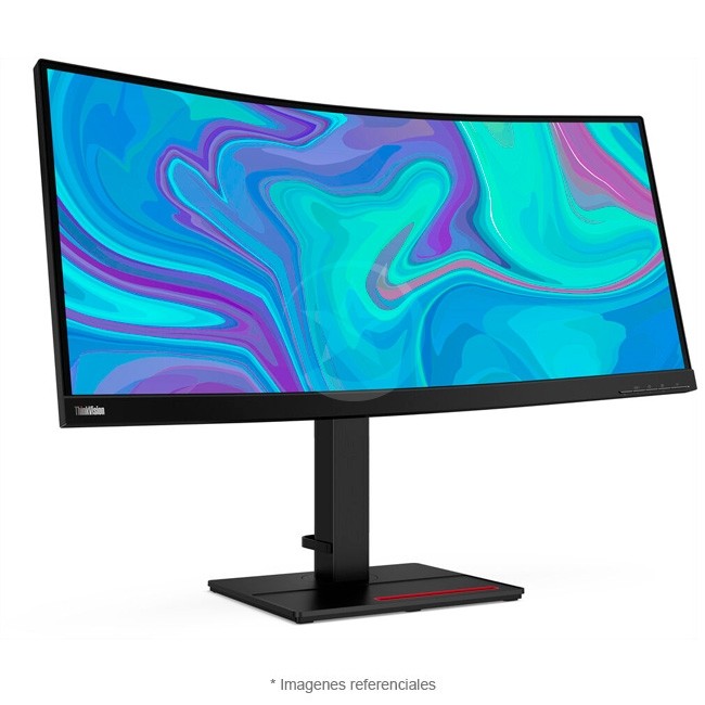 Monitor profesional Lenovo ThinkVision T34w-20 de 34\" Curved