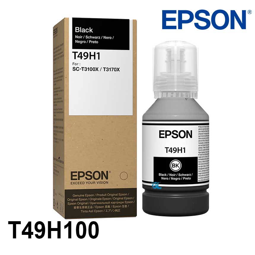 Botella Tinta Epson T49H100 Negro 140ml