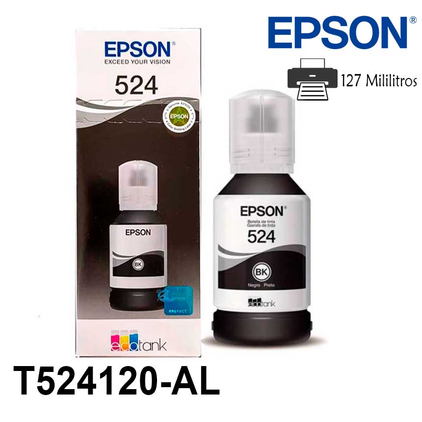 TINTA EPSON T524120-AL BLACK P/ L6580/ L15150/ L15160