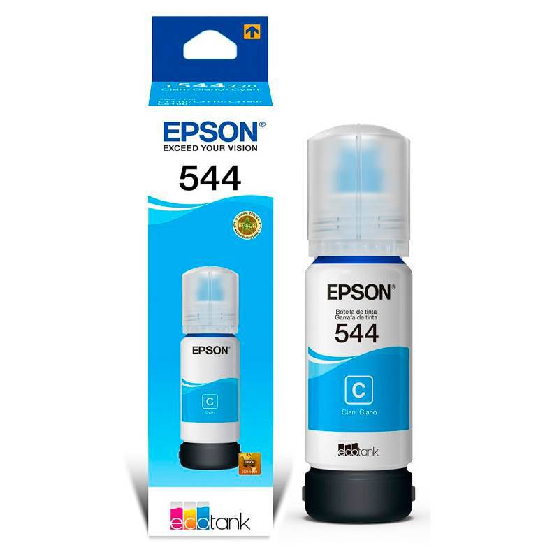 Botella de TINTA EPSON 544 Cyan 65ml