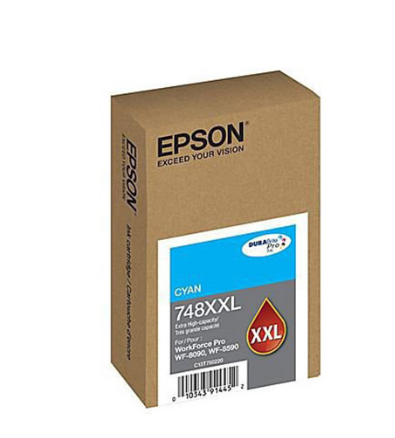 Cartucho Tinta Epson T748XXL220-AL CIAN