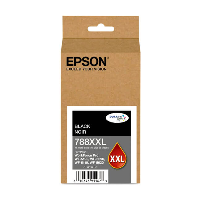 Cartucho de Tinta Epson T788XXL120-AL Negro WorkForce Pro WF-5190/5690 65ml