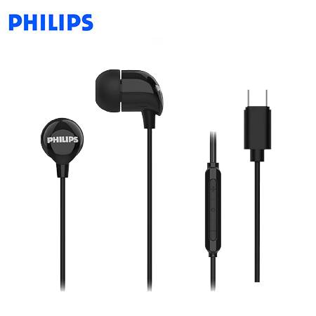 AUDIFONO C/MICROF. PHILIPS IN-EAR TAE2146BK USB-C BLACK*