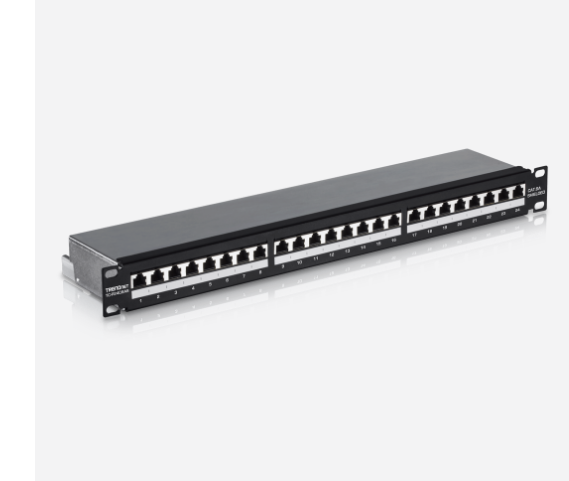 Patch Panel CAT 6A de 24 Puertos - TC-P24C6AS.