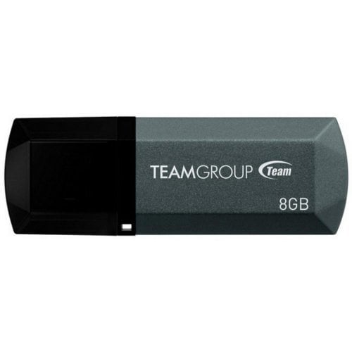 MEMORIA USB 8GB C153 2.0 TEAM GROUP (TC1538GB01) NEGRO ALUMINIO