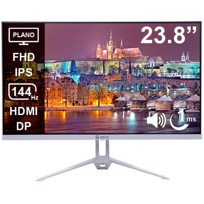 MONITOR GAMER TEROS 23.8? (TE-2423S) PANEL IPS | 144HZ - 1MS | HDMI - DP