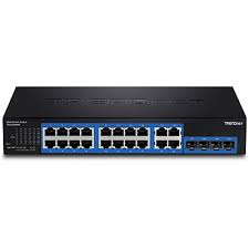 SWITCH GbE 16pt Smart TRENDNET TEG-204WS 4SFP