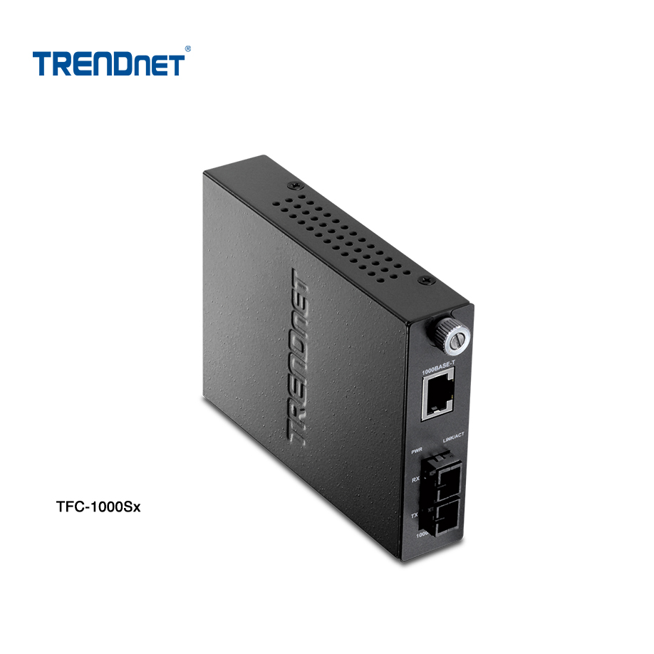 Convertidor Fibra Monomodo gigabit 20Km TFC-1000S20