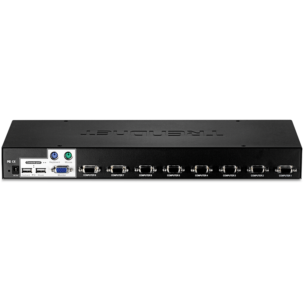 SWITCH KVM USB 8pt TRENDNET TK-803R Sin Cables