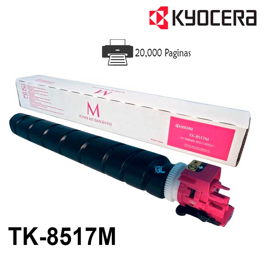 TONER KYOCERA TK-8517M MAGENTA TASKALFA (6052CI) 20KPG