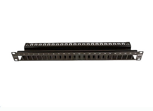 Patch Panel 24 Puertos Modular TERA Z-MAX Negro. - SIEMON