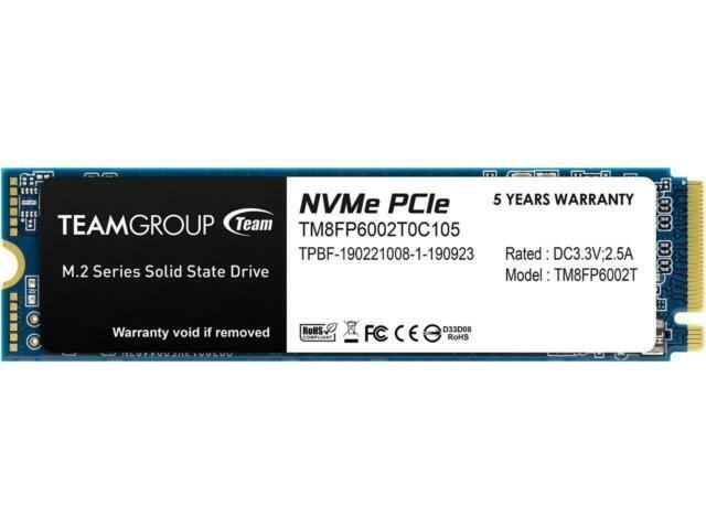 UNIDAD SSD M.2 PCIe 2TB TEAMGROUP MP33