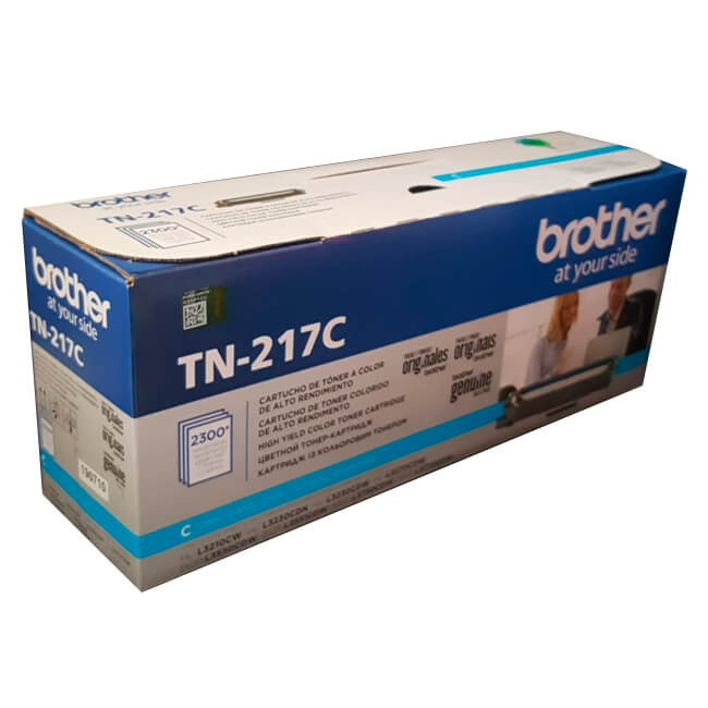 TONER BROTHER TN217C CIAN(L3270/L3551/L3750)2300 PAG.