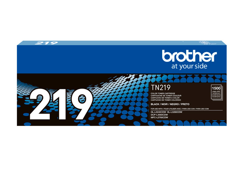 TONER BROTHER TN219BK BLACK(L3560, L3760,L3280)1500 PAG.