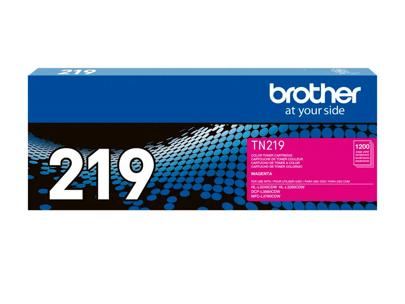 TONER BROTHER TN219M MAGENTA(L3560, L3760,L3280)1200 PAG.