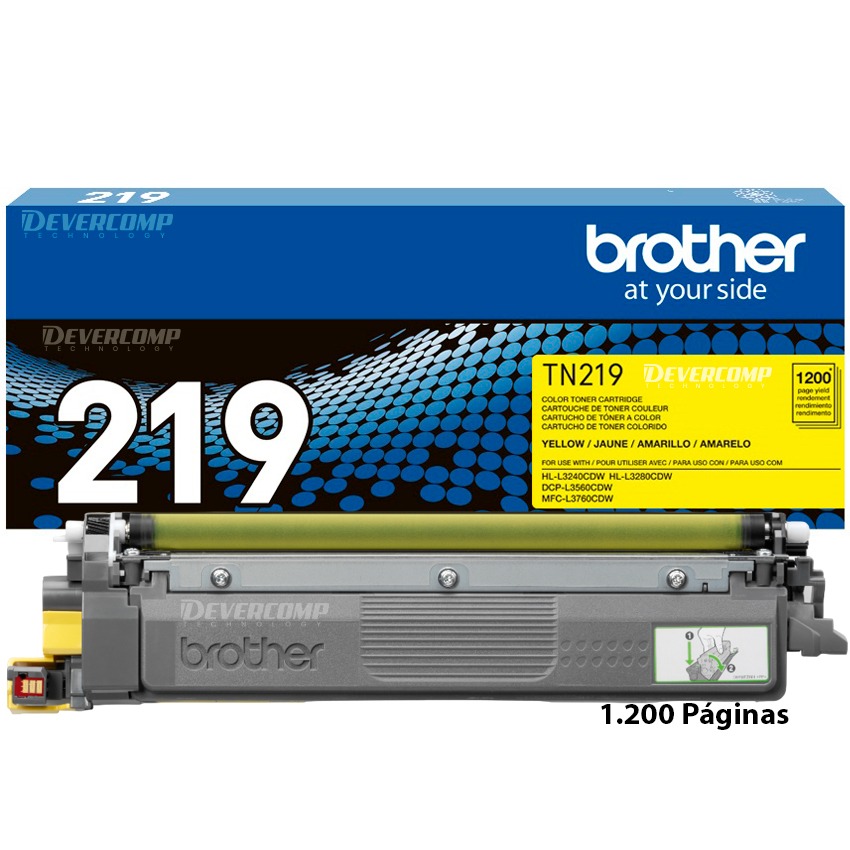 TONER BROTHER TN219Y YELLOW(L3560, L3760,L3280)1200 PAG.