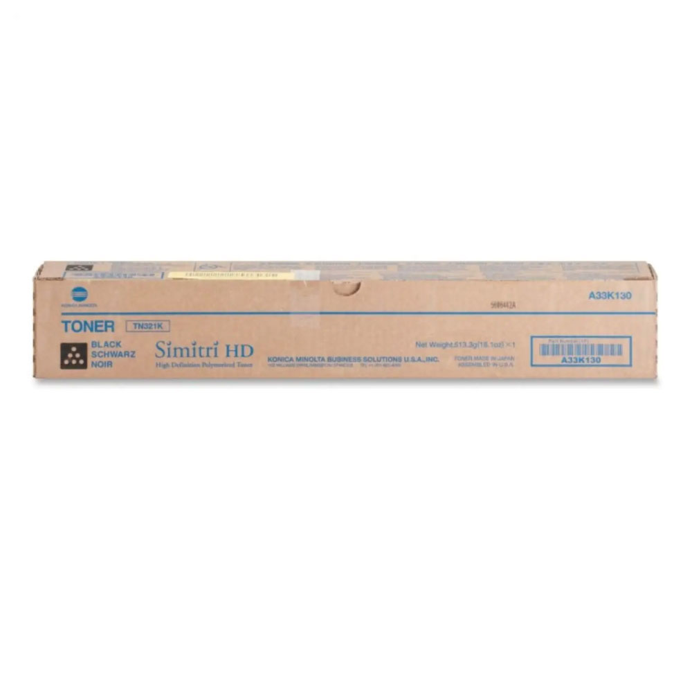 Toner Konica Minolta TN-321K Negro - Compatible  C224, C364, C284, C364e, C284e (25000 paginas)
