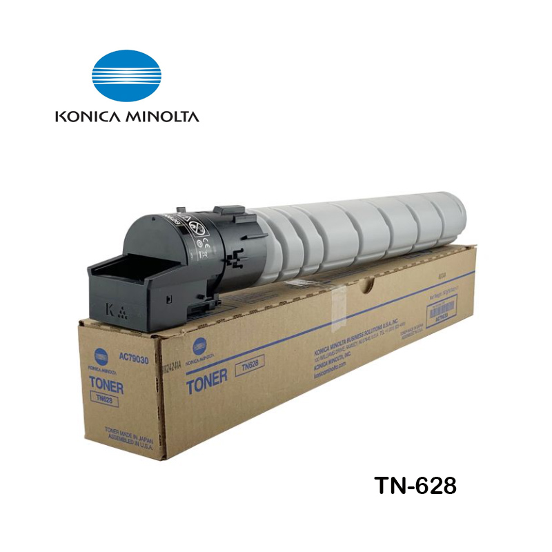 Toner Konica Minolta TN-628K Black Bizhub 650i Rendimiento 24,000 Paginas