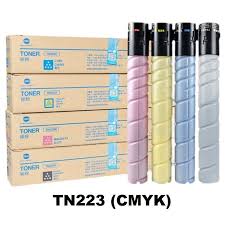 KIT DE TONER TN-223 PACK KONICA MINOLTA CYMK ORIGINAL