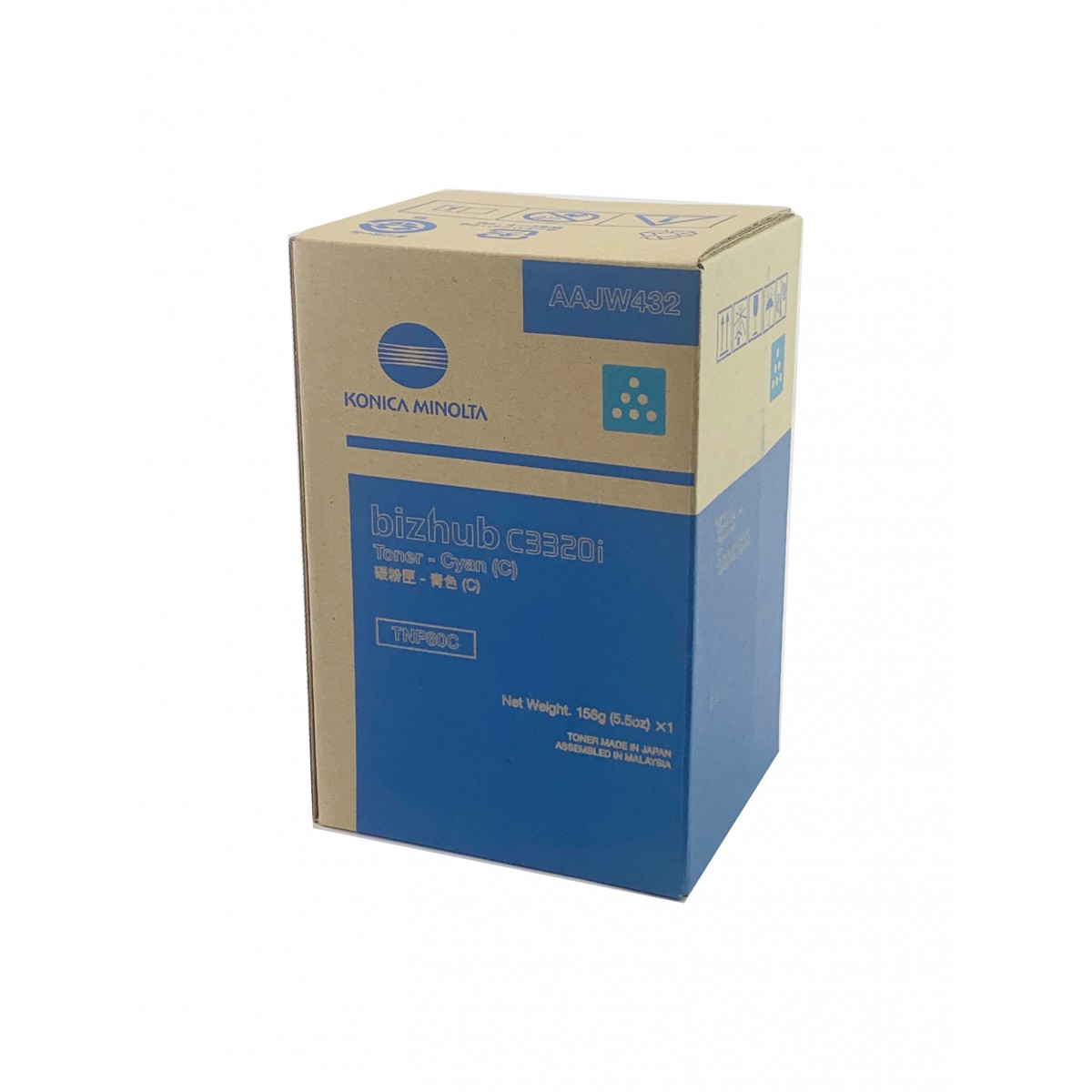 TONER KONICA MINOLTA BIZHUB C-3320i (CYAN) TNP80C 220V/60HZ AAJW492