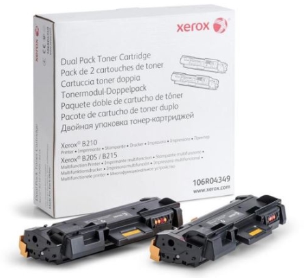 TONER XEROX 106R04349 DUAL PACK PARA B210 B215 B205