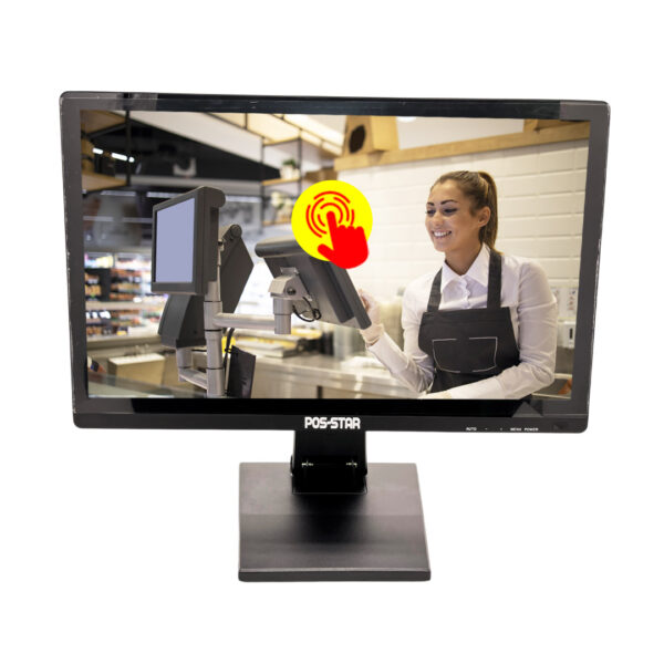 MONITOR POS-STAR TOUCH SCREEN TRS215 21.5&#8243; FHD 1920 X 1080 HDMI/VGA