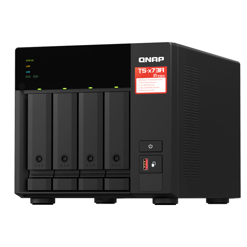 ALMACENAMIENTO NAS 0TB QNAP TS-473A-8G 4-Bahias