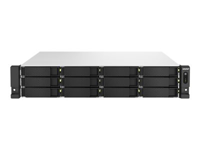 QNAP TS-h1277AXU-RP-R5-16G 12 x Total de compartimientos Sistema de almacenamiento SAN/NAS - 5GB Flash Memory Capacity Ryzen 5 Hexa-core (6 Core) - 16GB RAM - DDR5 SDRAM - 2U Montable en bastidor - 0 x HDD Instalado - Serie ATA/600 - Serie ATA/600 Control
