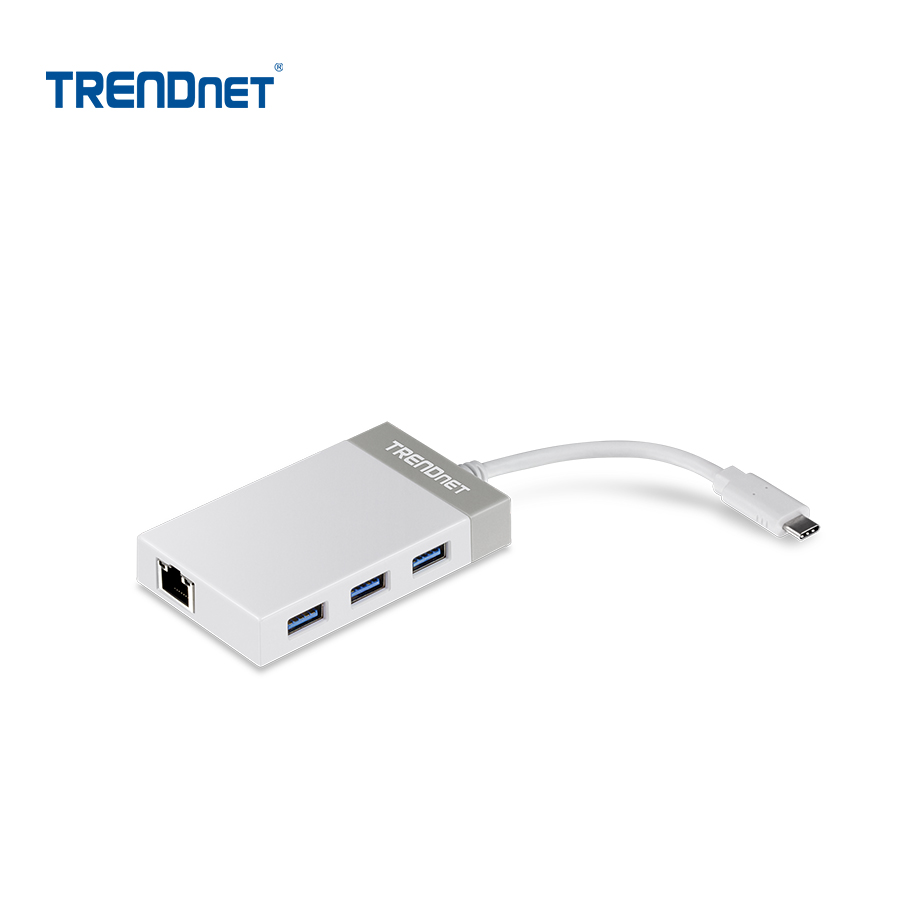 Adaptador USB -C a Ethernet + Hub USB. TUC-ETGH3