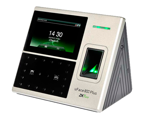 CONTROL DE ASISTENCIA ZKTECO UFACE800 PLUS TCP/IP - USB HOST- WIFI