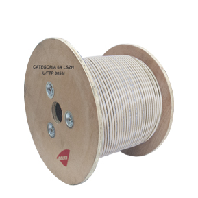 CABLE SOLIDO U/FTP LSZH CAT6A BLANCO ROLLO 305 MTS