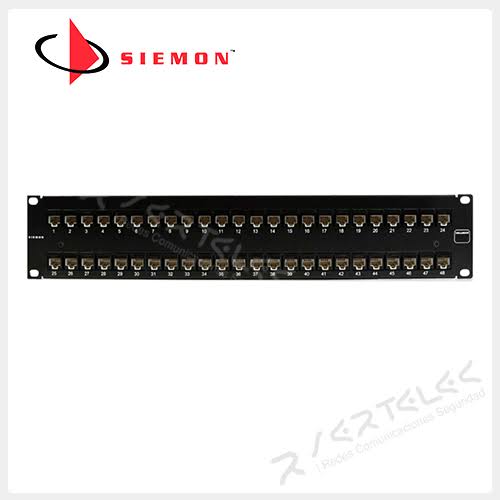 Patch Panel Modular 48 Puertos UltraMAX Cat6 (Incluye 48 Jacks U6-P00NB).