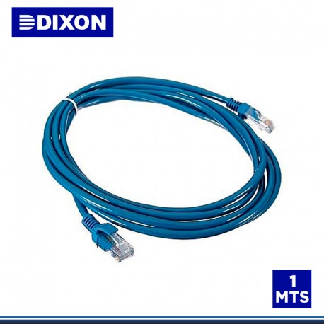 PATCH CORD DIXON CAT.6 LSZH 1MTS AZUL