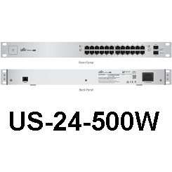 UniFi Switch 24 Puertos POE - 500W US-24-500W