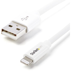 Startech.Com Cable 1m Lightning 8 Pin a USB A 2.0 para Apple iPod iPhone iPad - Blanco