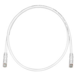 Patch cord UTP RJ45 LSZH cat 6 de 2m 24awg Color Blanco UTPSPL2MY Panduit Pannet
