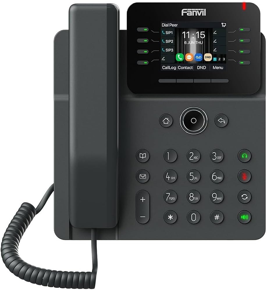 Telefono IP Fanvil V61G: 4 lineas SIP y audio HD